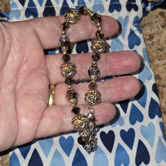 Brighton Gold and Silver Beaded Bracelet - Picture 10 of 14